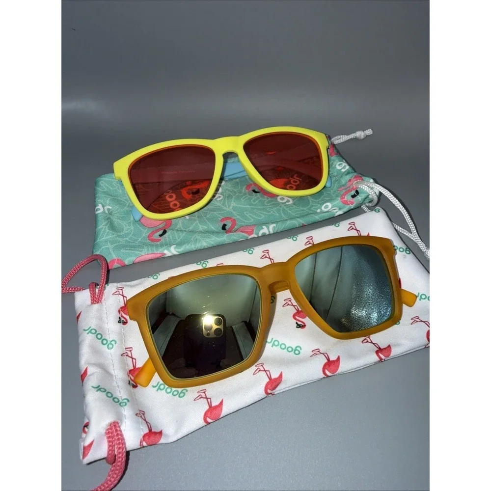 2 pairs Goodr Sunglasses- 